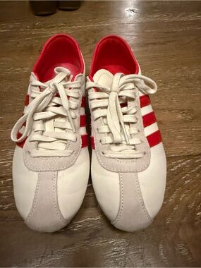 adidas White and Red Women's Sneakers